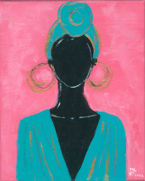 "Black Elegance III" Poster Print