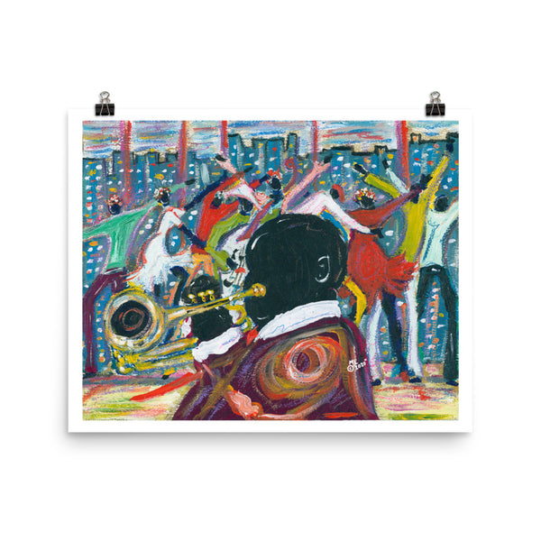 "Jazz Man" Poster Print