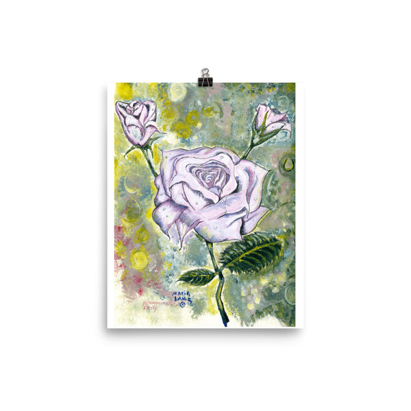 "Enchanting Purple Rose" Poster Print