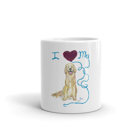 I Heart My Pet Series Mug (One Dog)