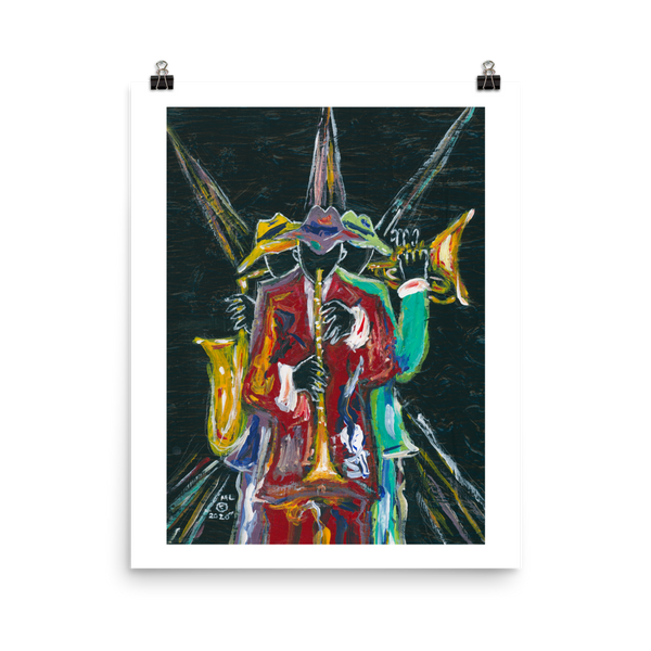 "Jazz Players" Poster Print