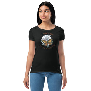 'A New Start' Women’s fitted t-shirt